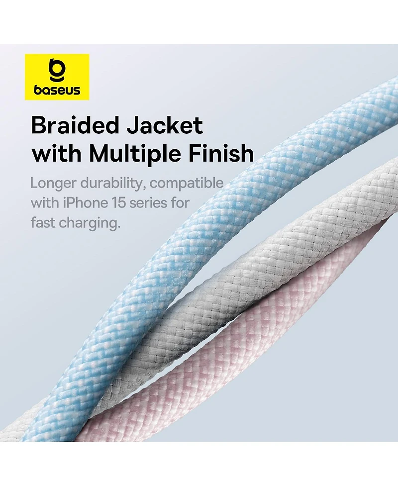 Baseus Usb-c to Cable 100W Usb Charging 3.3ft, Yellow