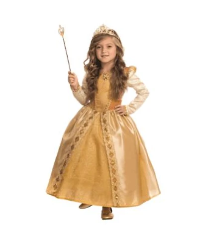 Dress Up America Gold Princess Dress Costume Set