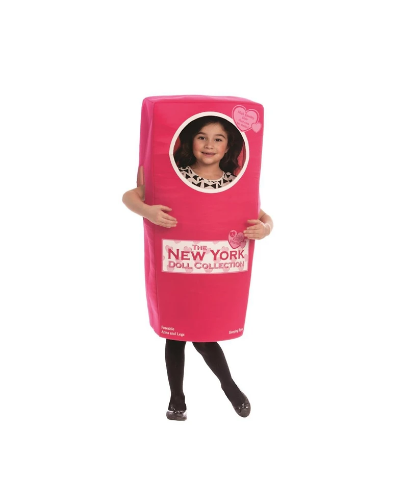 Dress Up America New York Doll Box Costume - Kids Girls