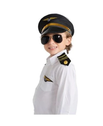 Dress Up America Pilot Accessory Costume Set Kids Girls Boys