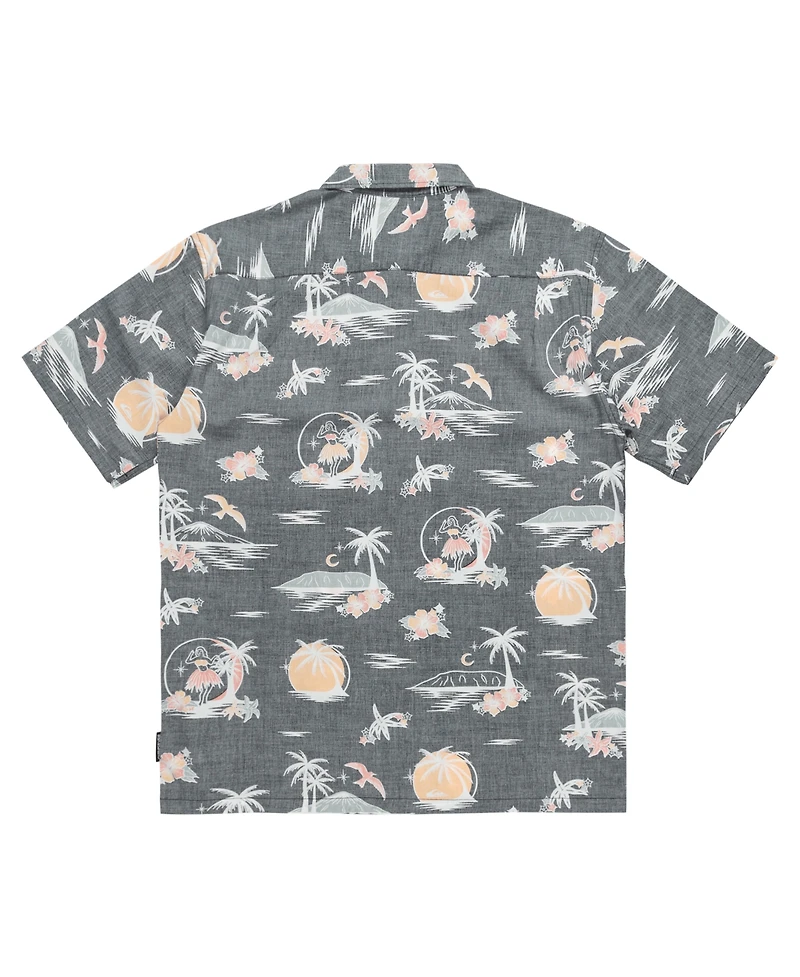 Quiksilver Men's Dna Destination Island Short Sleeve Shirt