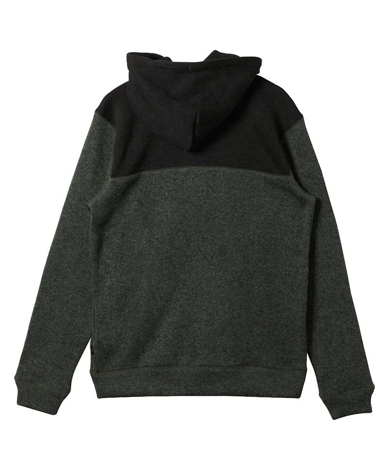 Quiksilver Men's Keller Block Zip Long Sleeve Hoodie