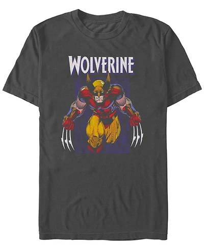 Fifth Sun Men's Wolverine Stance Short Sleeve T-Shirt