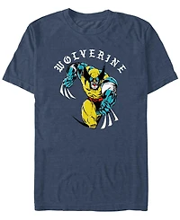 Fifth Sun Men's Marvel Wolverine Homeslice Short Sleeve T-Shirt