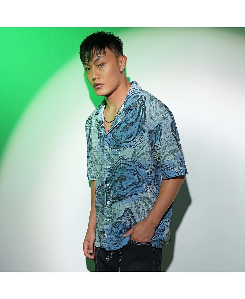 Contrast Hazy Shirt