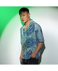 Contrast Hazy Shirt