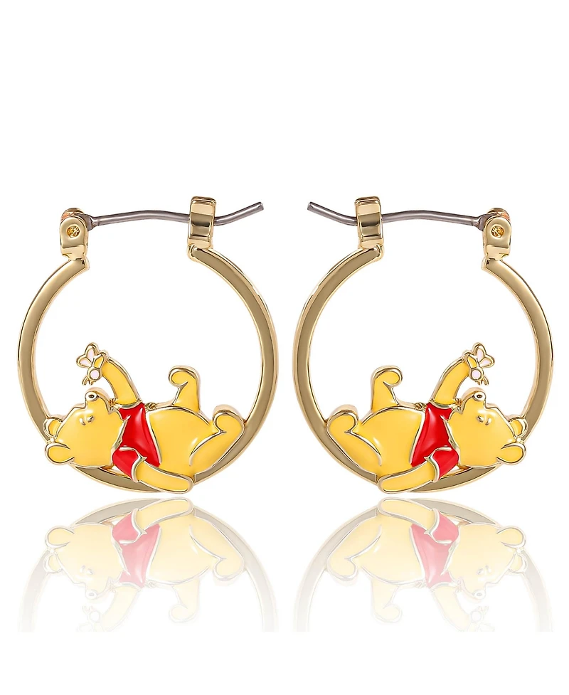 Disney Winnie The Pooh Hoop Earrings