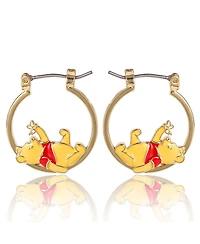 Disney Winnie The Pooh Hoop Earrings