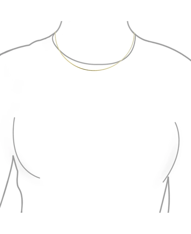 Bling Jewelry Basic Simple Thin Slider Omega Cubetto Chain Snake Choker Flex Collar Necklace Gold Plated .925 Silver Sterling Add Pendant 16 Inch
