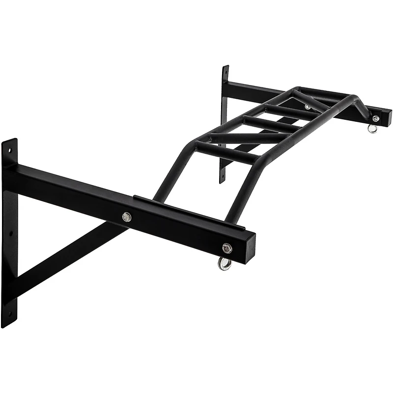 Streamdale Furniture 47" Pull Up Bar Wall Mounted Multi-Grip with Hangers For Punching Strength Training