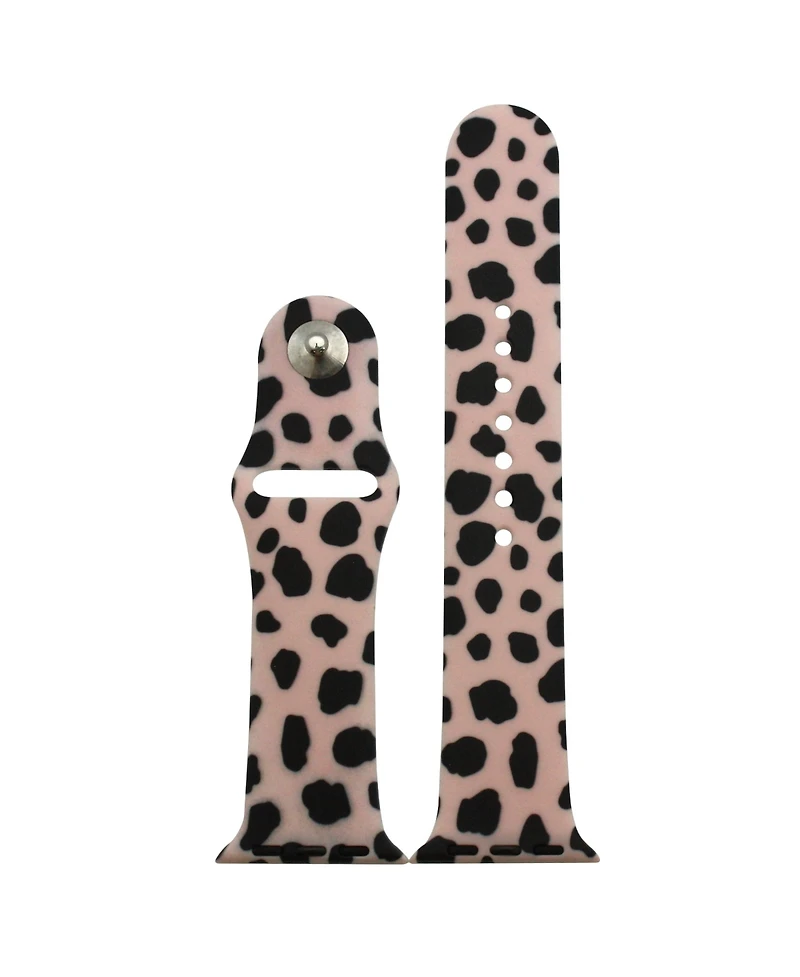 Olivia Pratt Printed Apple Watch Band 42MM, Cow flowers