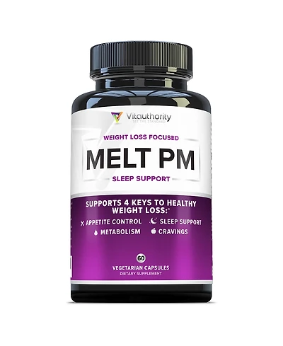 Melt Pm Weight Loss Focused Sleep Support, Vitauthority, 60ct