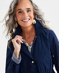 Style & Co Women's Hooded Anorak Jacket, Created for Macy's