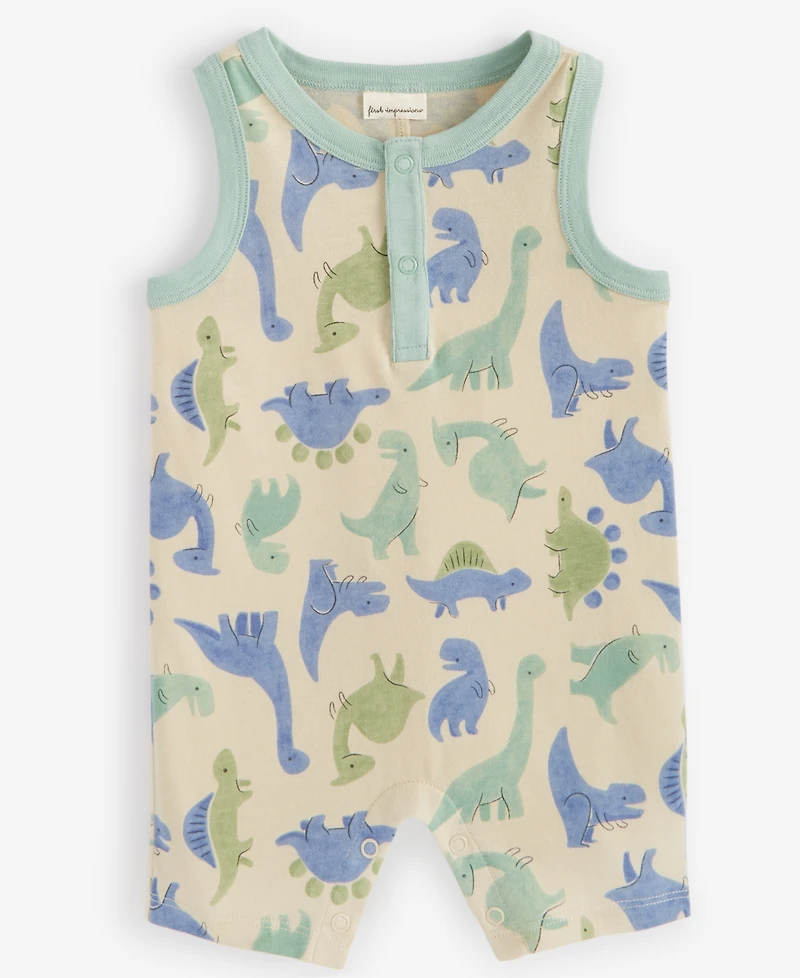 First Impressions Baby Boys Dino Group Sunsuit, Exclusively at Macy's