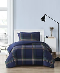 Truly Soft Bronson Plaid 3-Pc. Duvet Cover Set, King