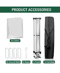 Slickblue Two Doors & Two Windows Practical Waterproof Right-Angle Folding Tent