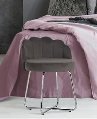 Hillsdale 25.25" Metal Catalina Vanity Stool