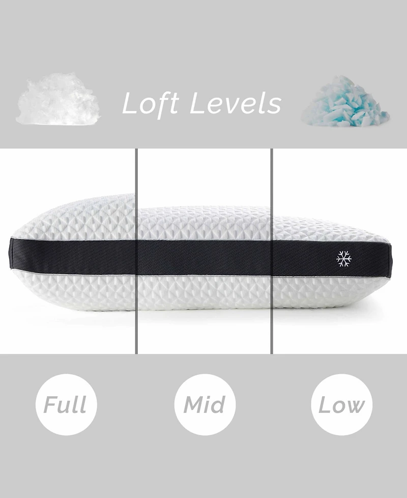 Nestl Cool Choice Customizable Memory Foam Blend Cooling Classic Pillow