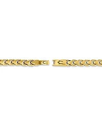 Bulova Gold-Tone Stainless Steel Link Bracelet