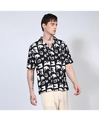 Campus Sutra Men's Pleat-Creased Shirt