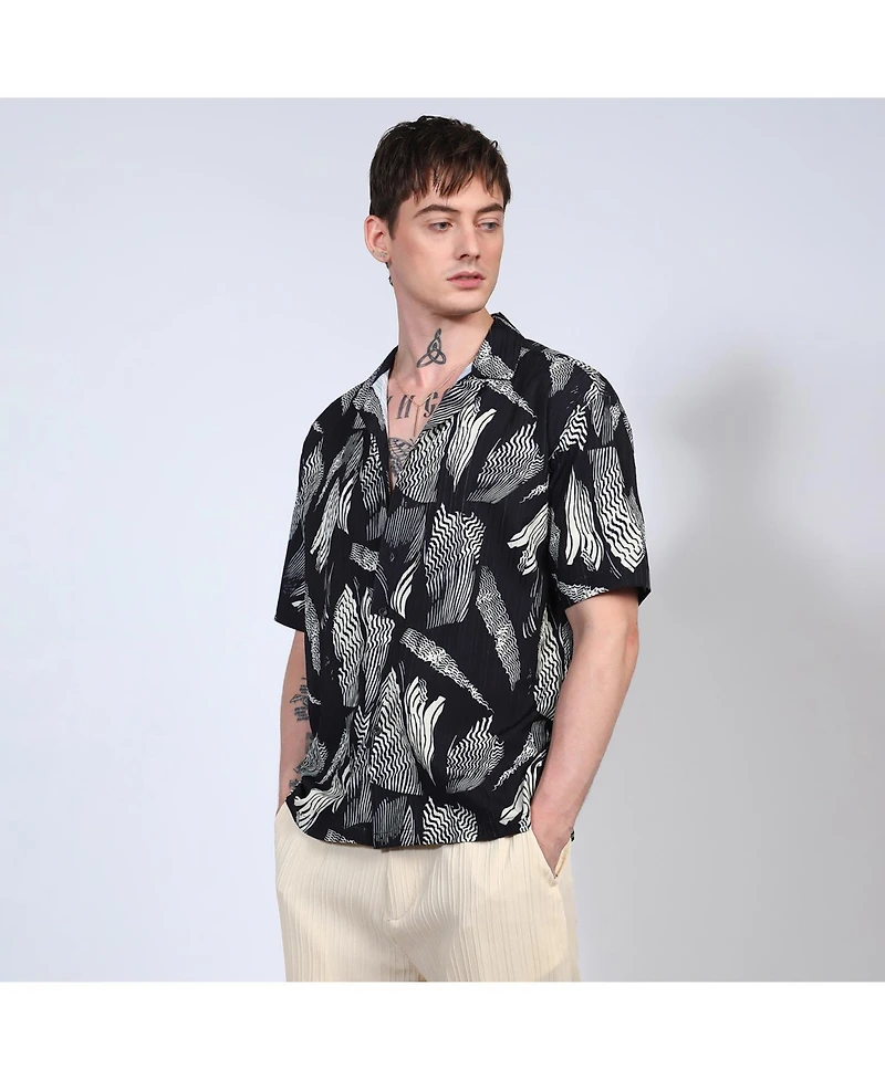 Men's Tie-Dye Honeycomb Shirt