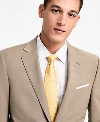 B by Brooks Brothers Men's Wool-Blend Stretch Classic-Fit Suit Separates Jacket