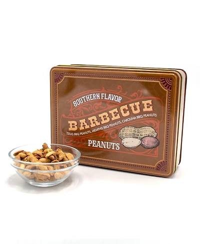 Dm Snacks Southern Bbq Peanuts Gift Tin, 12 oz.