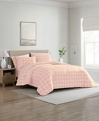 Swift Home Grid Plaid Reversible -Pc. Comforter Set