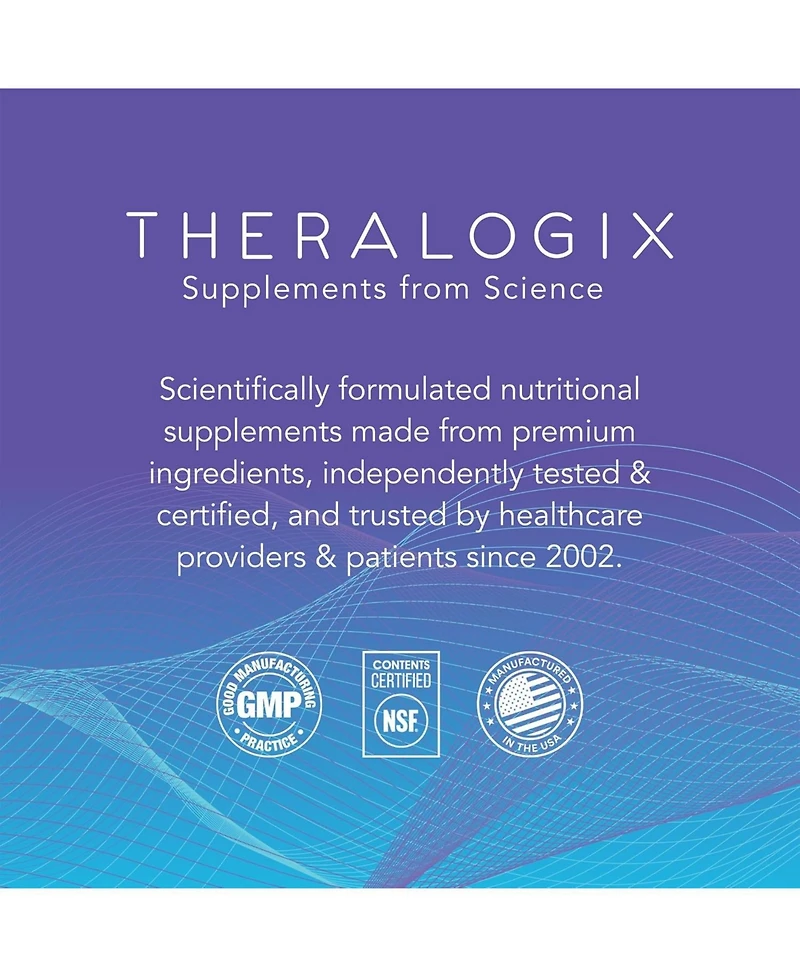 Theralogix TherOmega Omega-3 Fish Oil - Heart and Brain Health, Nsf Certified