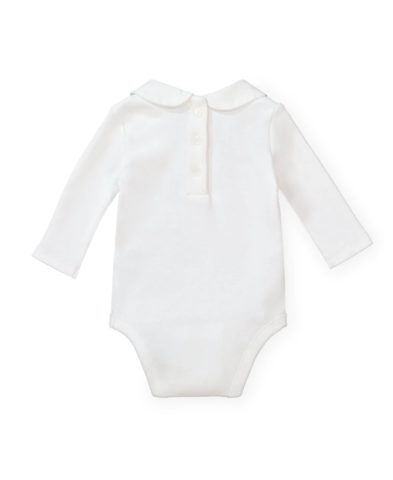 Hope & Henry Baby Boys Peter Pan Collar Bodysuit