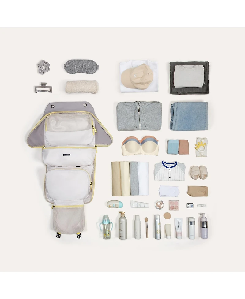 Bagsmart TravelEase 4-in-1 Family Travel Packing Cubes Beige