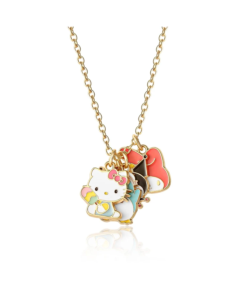 Hello Kitty Sanrio Friends Charm Set Diy With Necklace Chain