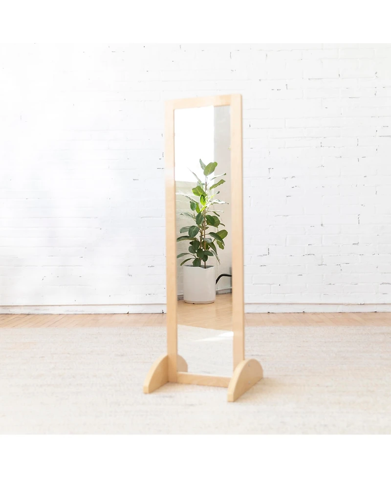 ECR4Kids Single-Sided Bi-Directional Mirror, Natural