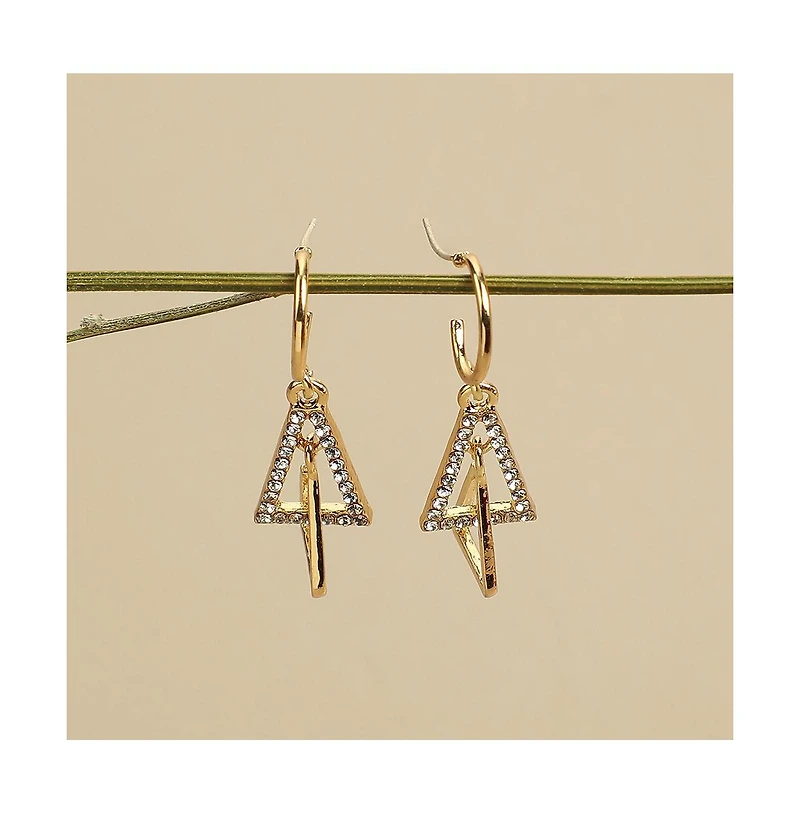 Sohi Women's Bling Drop Earrings