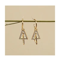 Sohi Women's Bling Drop Earrings