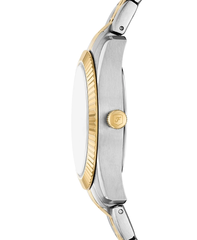 Fossil Women's Scarlette Three-Hand Date Two-Tone Stainless Steel Watch, 32mm