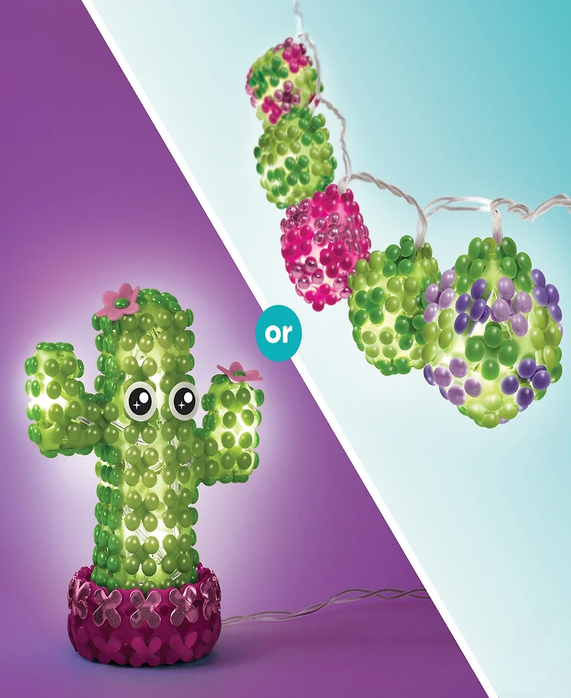 Make It Real LinXo Lookin' Sharp Light-Up Decor - 2-In-1 Create A Light-Up Cactus Or Fairy String Lights