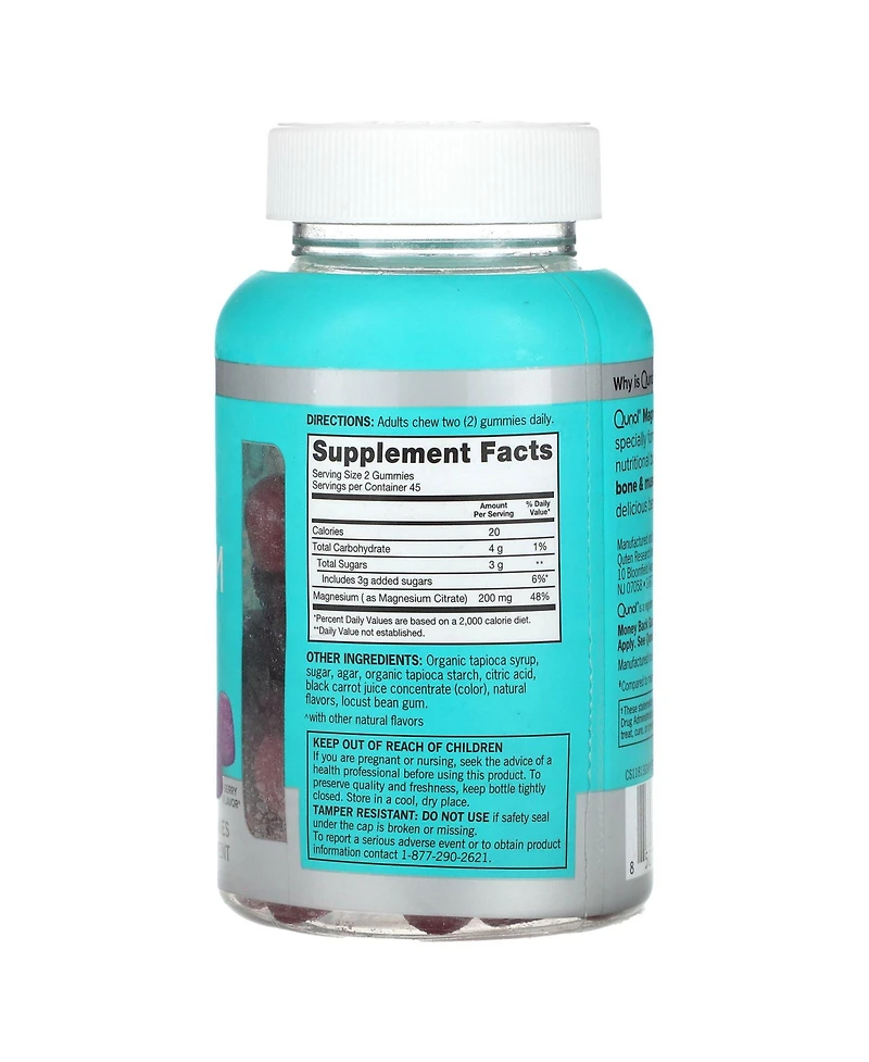Qunol Magnesium Gummies Berry
