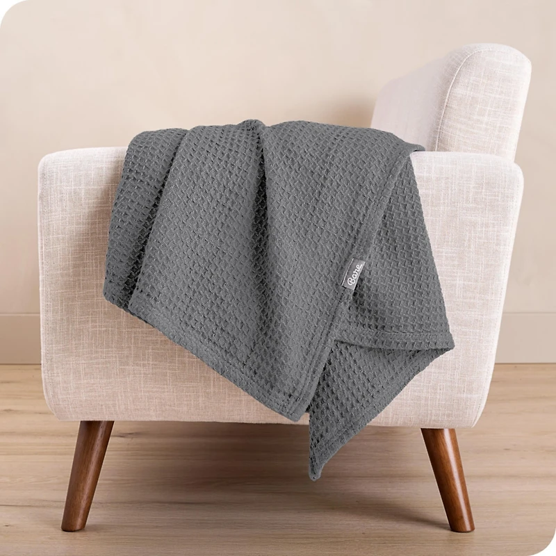 Bare Home Cotton Waffle Blanket Twin/Twin Xl