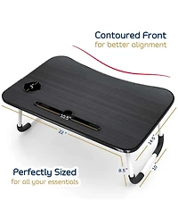 Nestl Foldable Lap Desk - Portable & Lightweight - Ideal for Working, Reading, or Eating