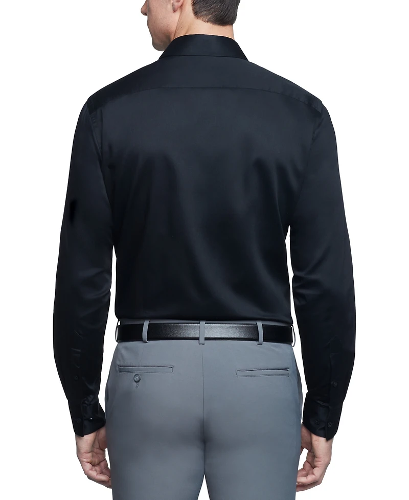 Van Heusen Men's Classic/Regular Fit Stretch Wrinkle Free Sateen Dress Shirt