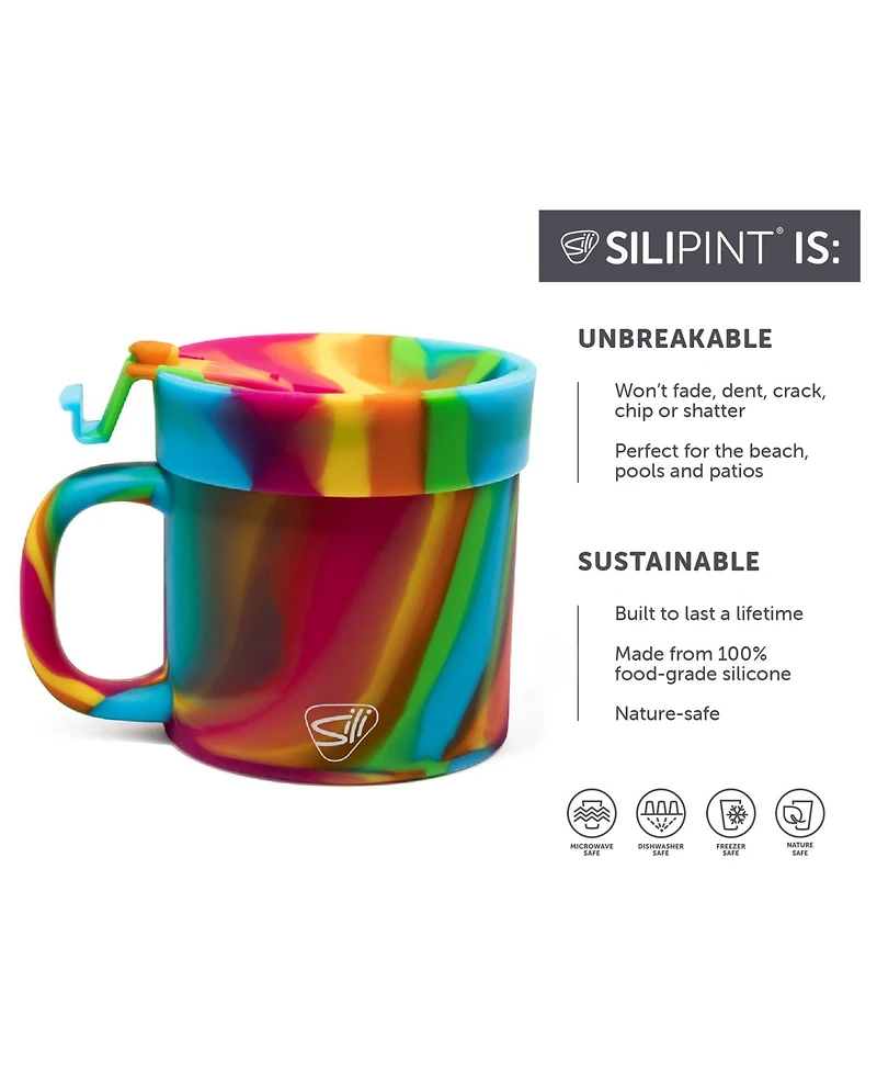 Coffee Mug w/ Lid: 16oz: 2 pk - Hippie Hops