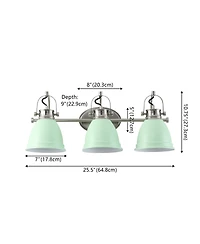 Jonathan Y Phineas -Light Adjustable Farmhouse Bohemian Iron Led Vanity Light