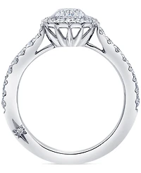 Diamond Halo Engagement Ring (1-1/4 ct. t.w.) in 18k White Gold