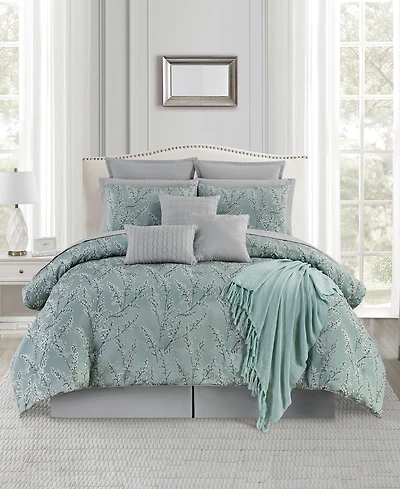 Sunham Sloan Blossom 14-Pc. Comforter Set, Queen