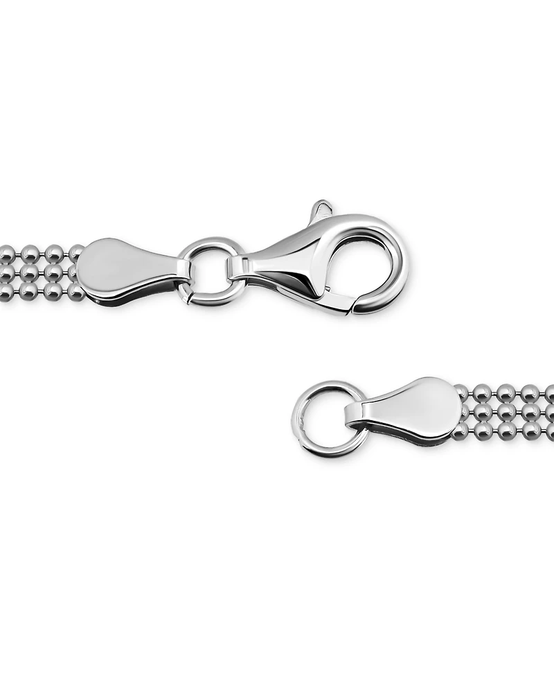 Giani Bernini Cubic Zirconia Beaded Chain Bracelet, Created for Macy's