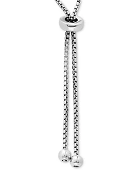 Giani Bernini Cubic Zirconia Bar Bolo Bracelet, Created for Macy's