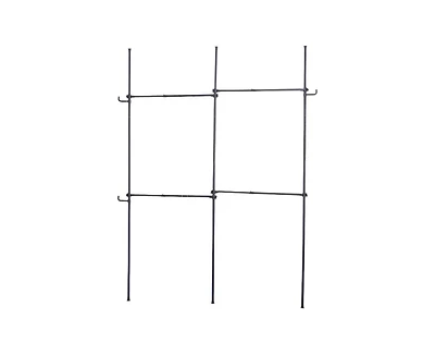 Slickblue Double Adjustable Clothing Rack for Hanging Clothes