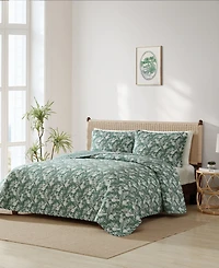Closeout! Tommy Bahama Home Pineapple Venture Reversible 3-Pc. Quilt Set, Full/Queen