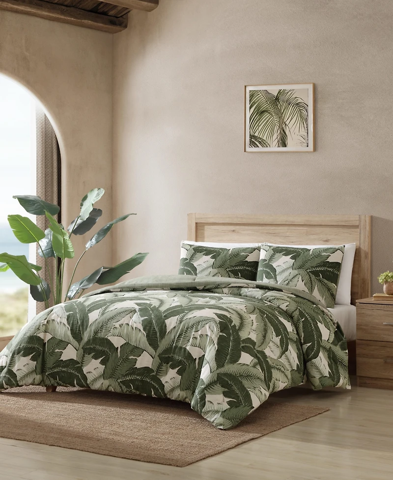 Tommy Bahama Home Vintage Palms Reversible 3-Pc. Duvet Cover Set, Full/Queen
